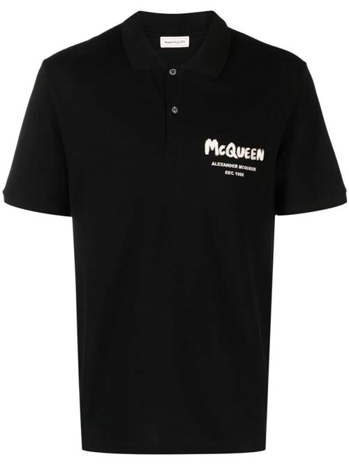 Men's polo shirt. Alexander McQueen | 662551QXAAK1000